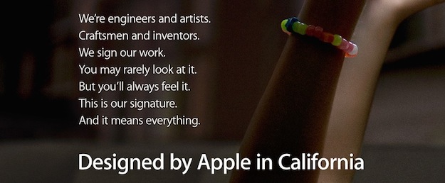 Designed by Apple in California